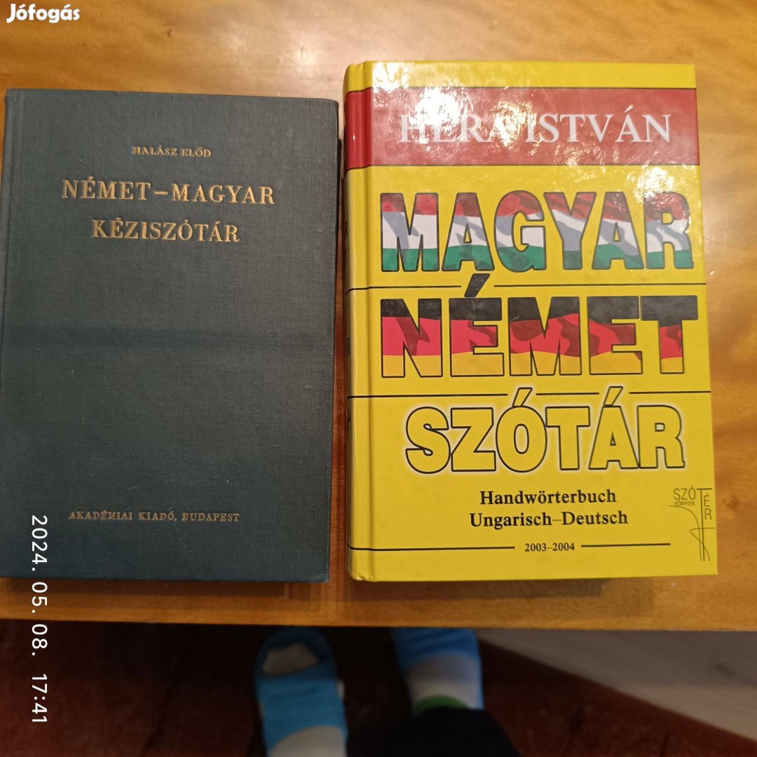 2 kötetes német szótár
