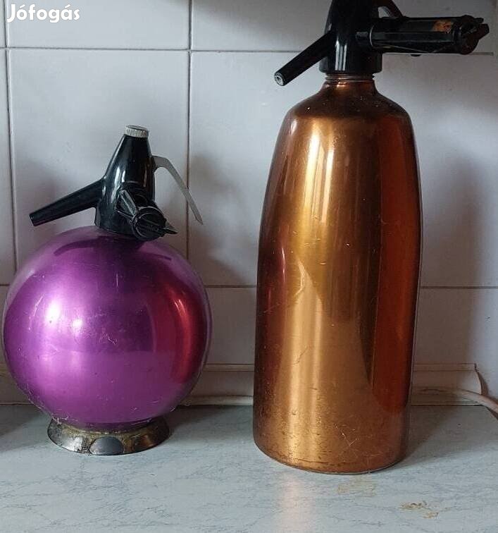 2 lizeres szodavíz készítő szifonok
