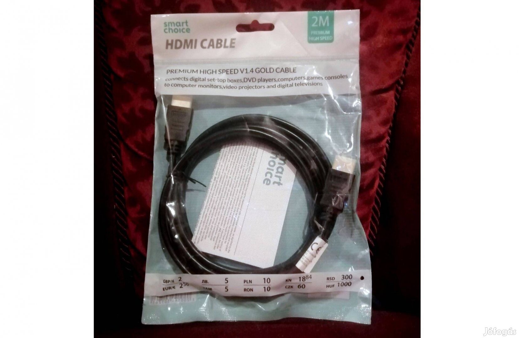 2 m-es HDMI vezeték eladó