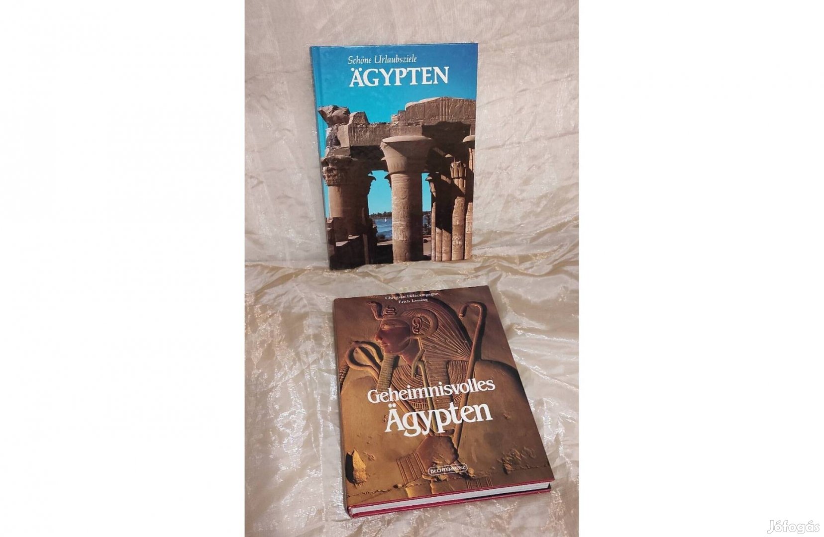 2 német Agypten egyiptomi Egyiptom képes könyv nagy album