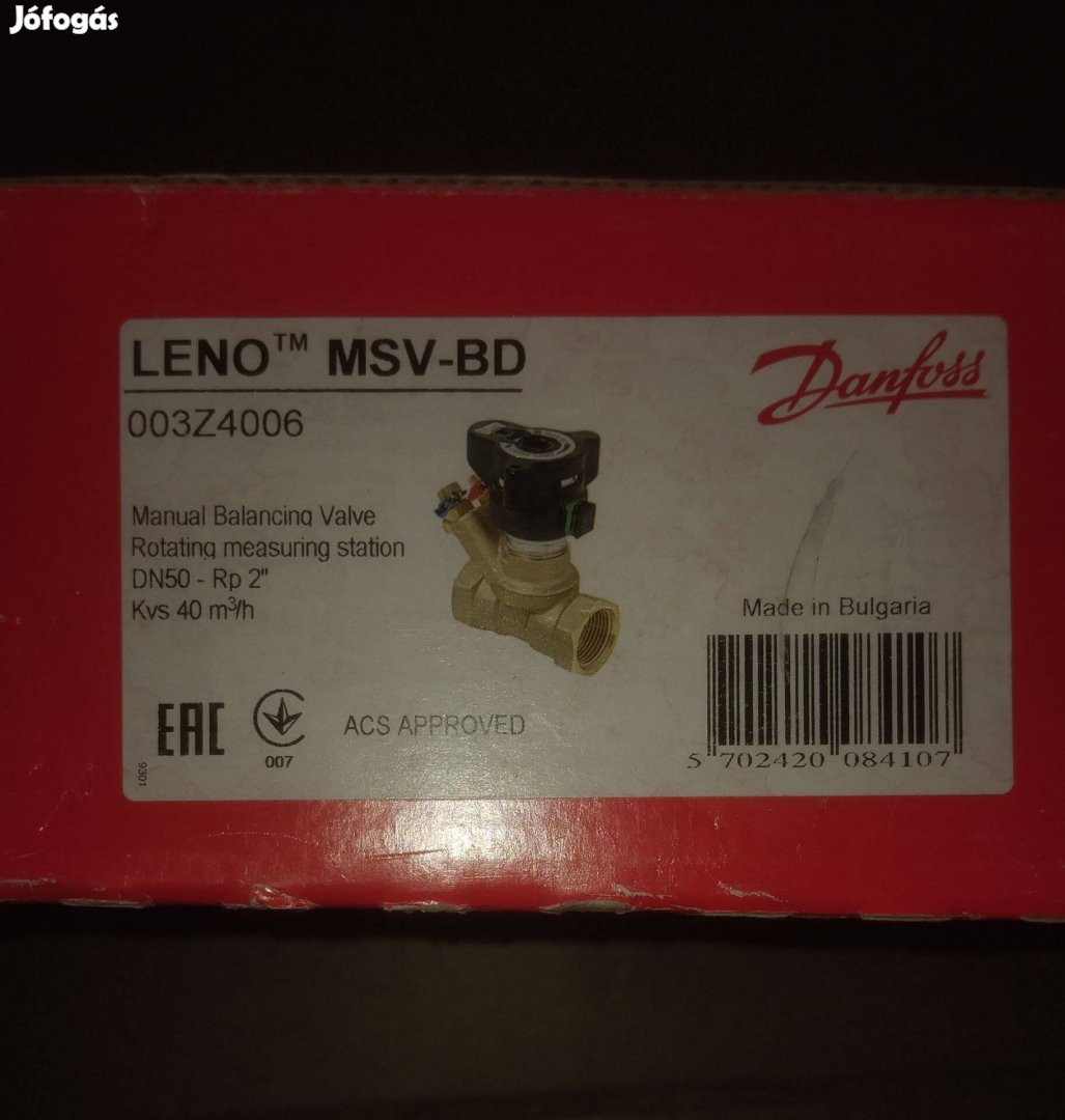 2"os Danfoss strangszabályzó