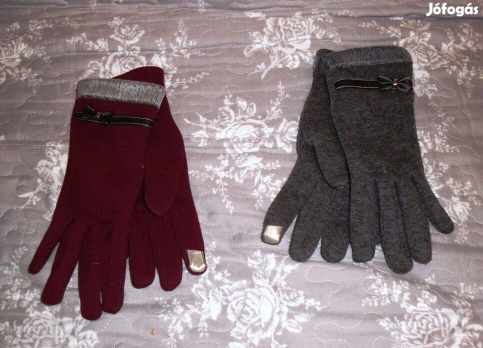 2 pár 7-es polár alkalmi kesztyűk újak