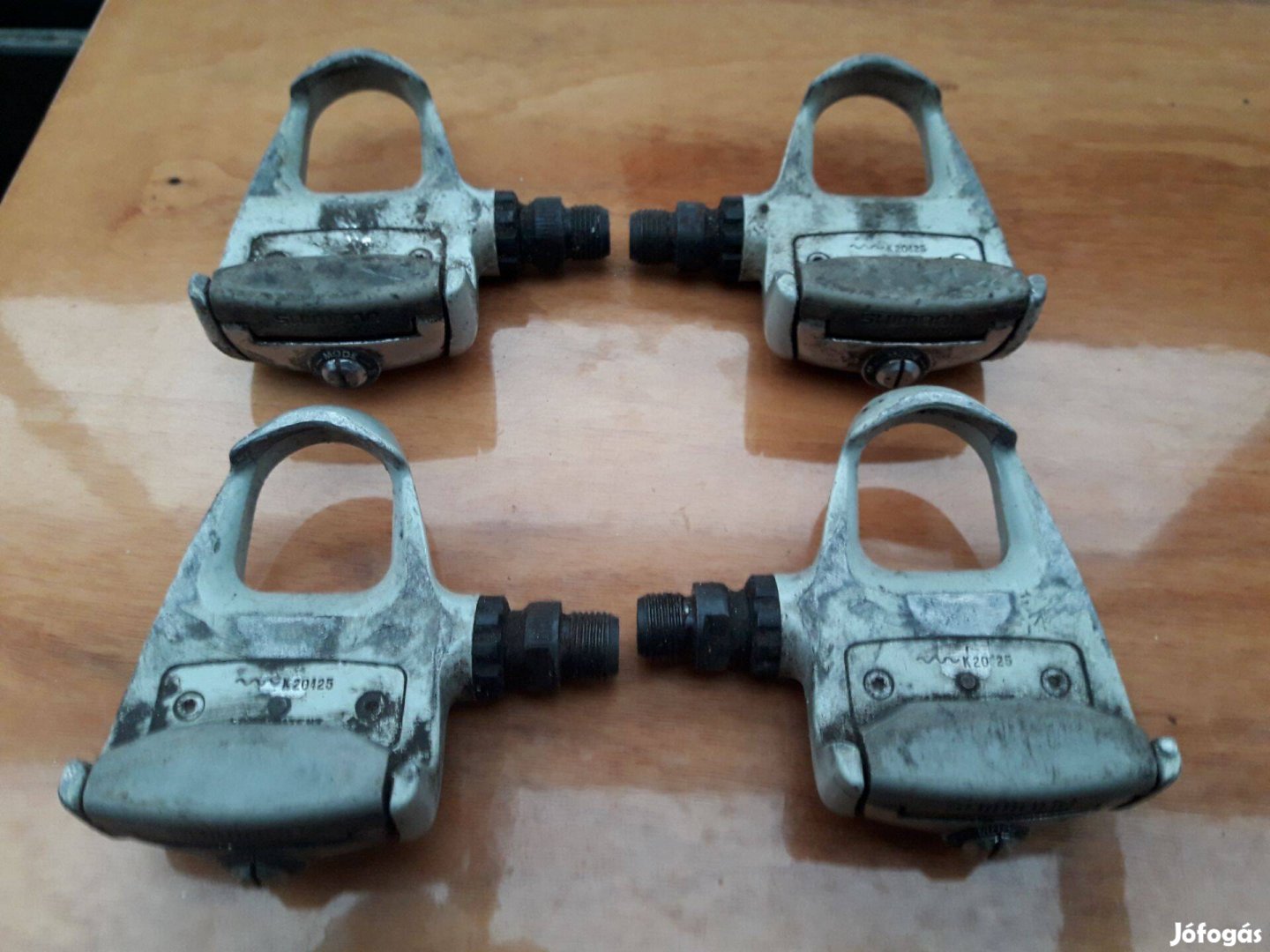 2 pár szürke Shimano K20425 patentpedál
