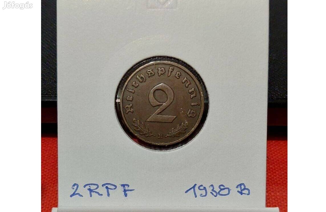 2 pfennig (Reichspfennig) - 1938 B