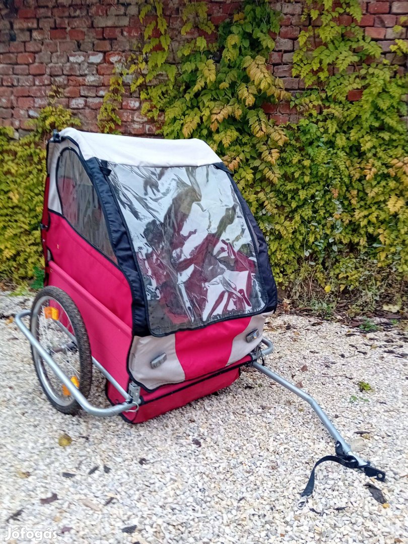 2 személyes kerékpár utánfutó eladó