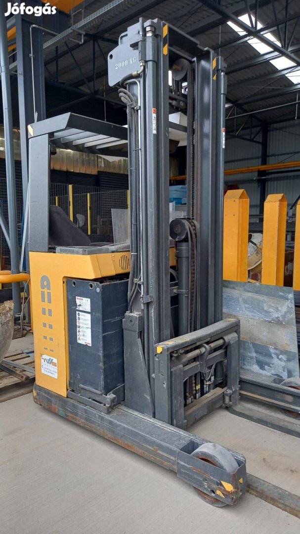 2 tonnás elektromos tolóoszlopos targonca akku hibás