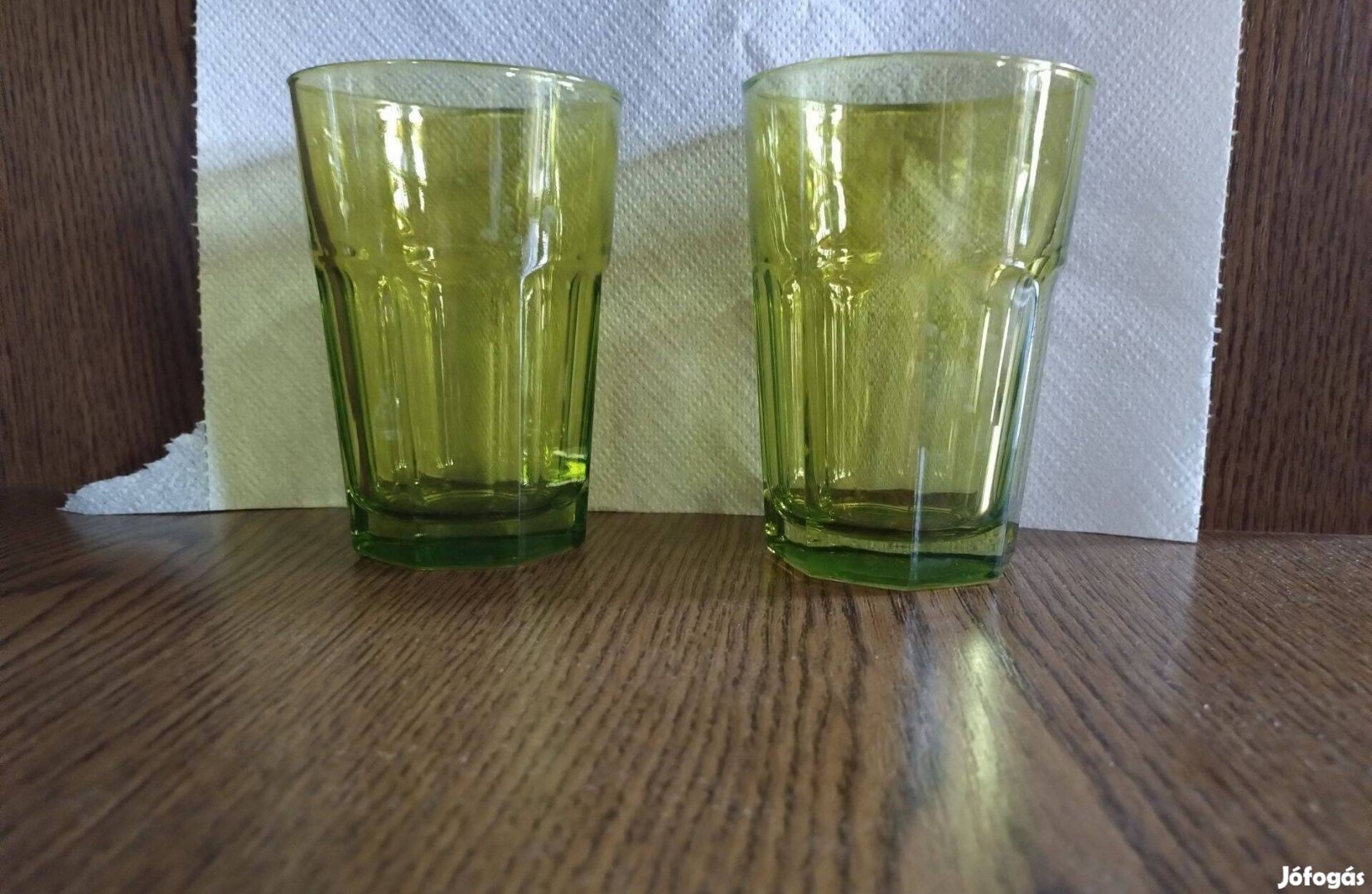 2 új üveg pohár eladó