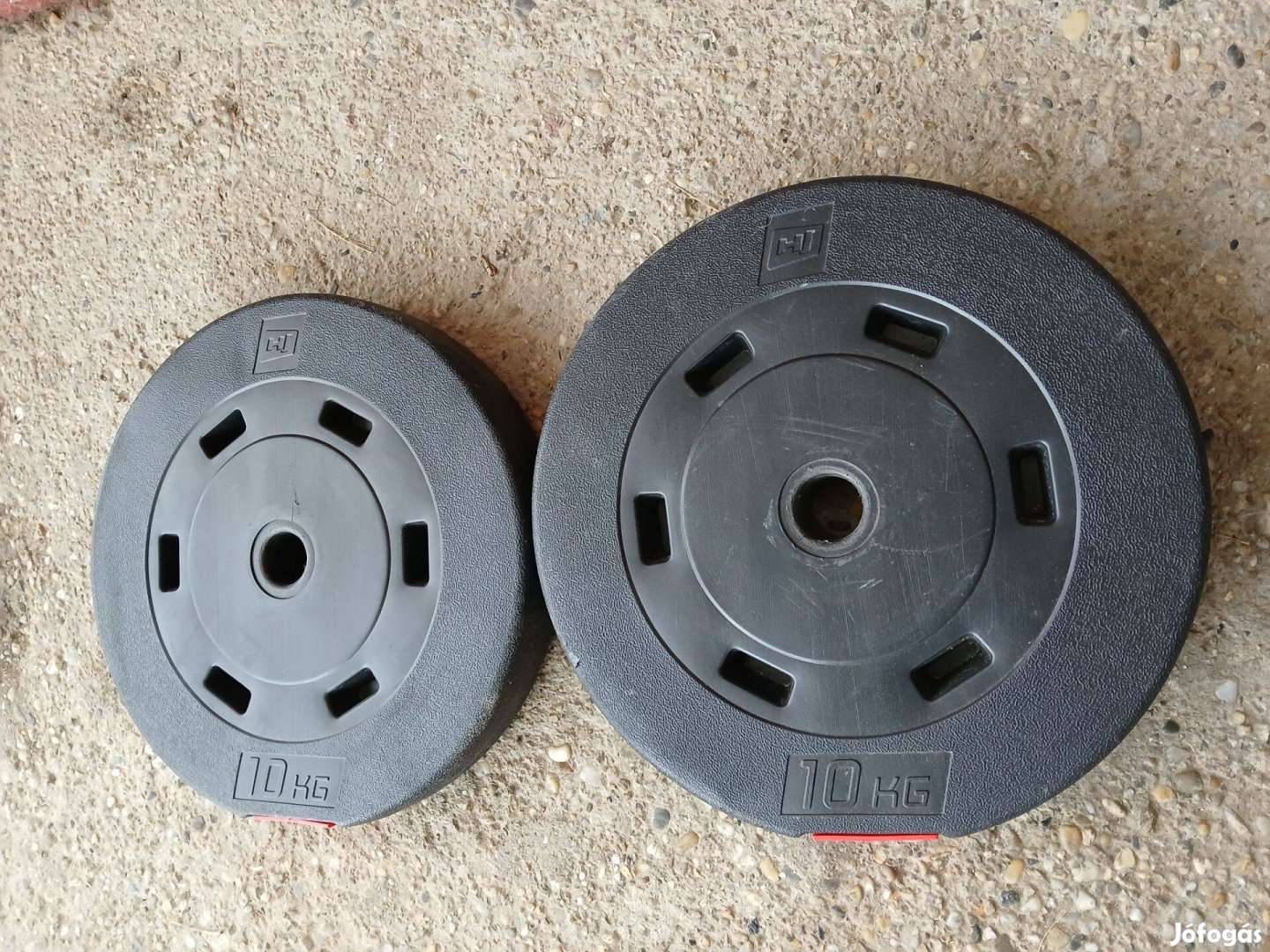 2 x 10 kg gyári súly 31 mm súlytárcsa súlyzó súlyok