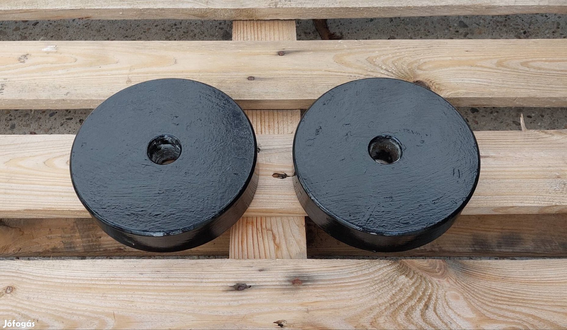 2 x 10 kg vágott súlyzó tárcsa 31 mm