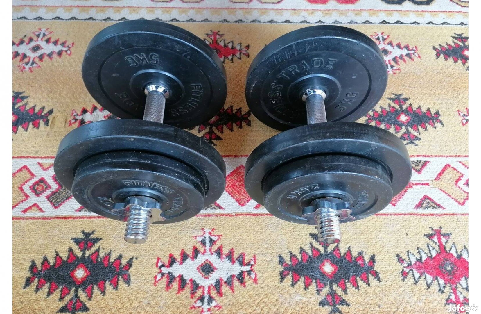 2 x 17.5 kg súlyzó, 31mm gyári súly