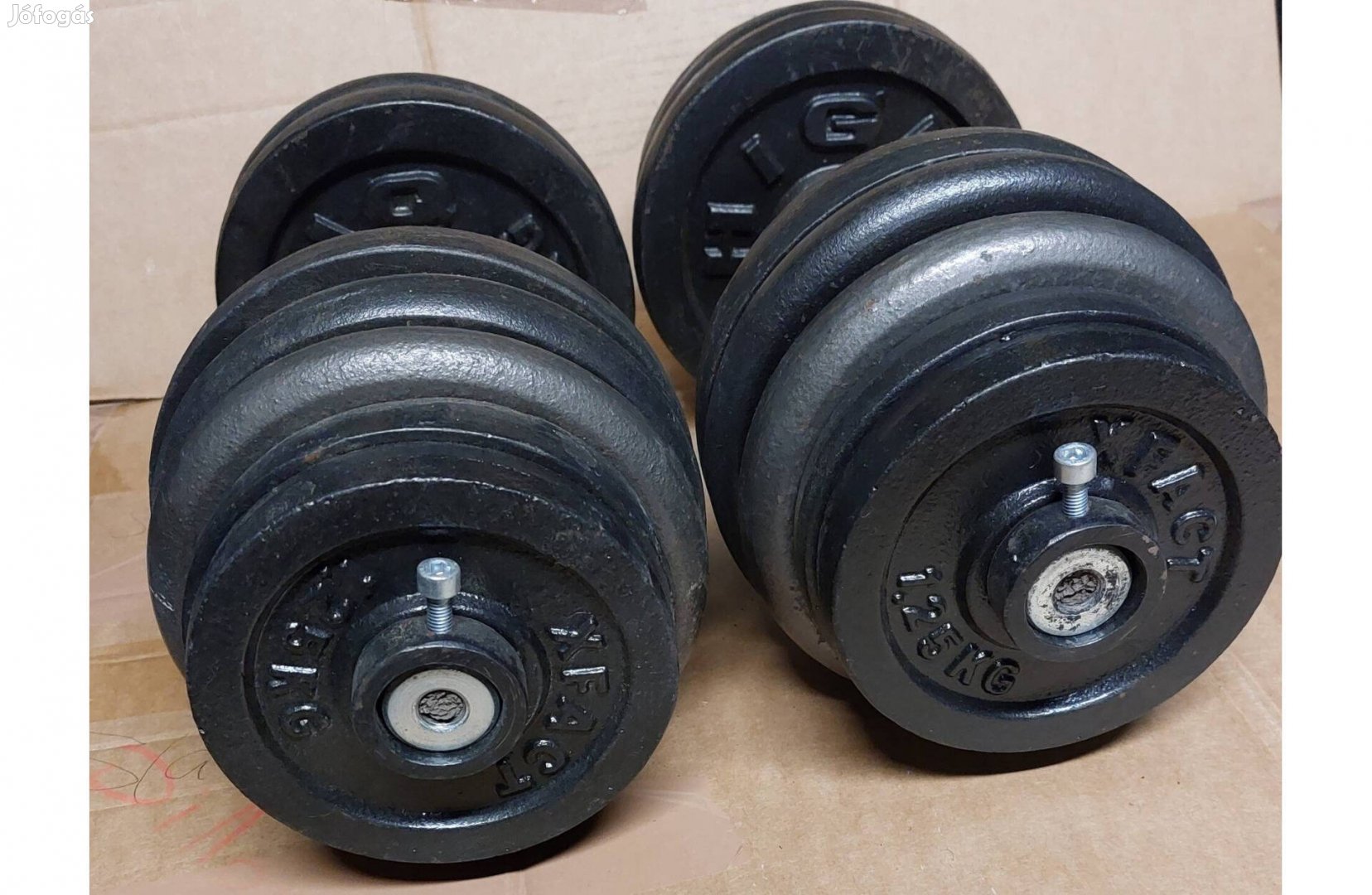 2 x 22 kg egykezes súlyzó