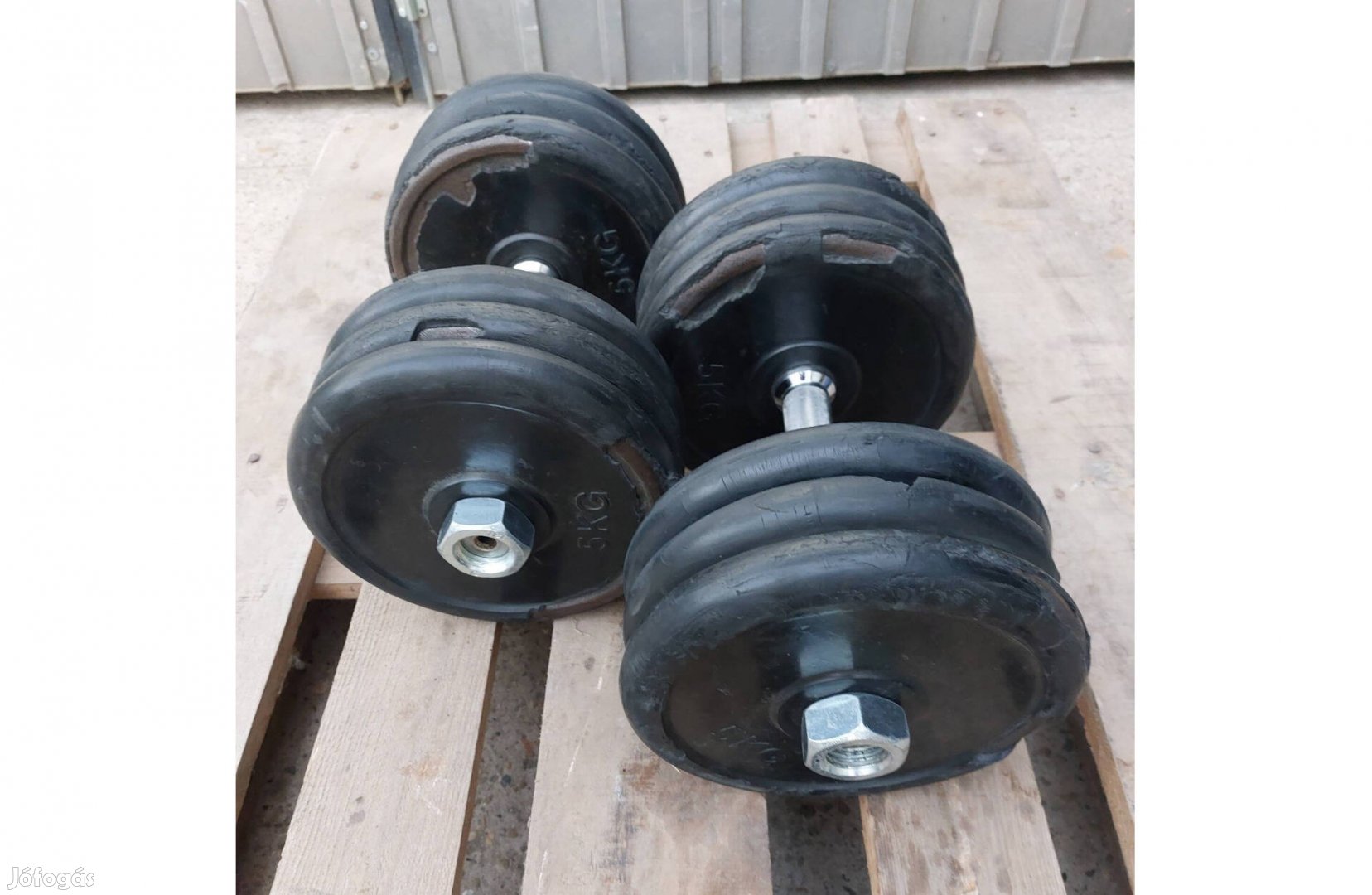 2 x 32 kg szerelhető egykezes súlyzó 31 mm