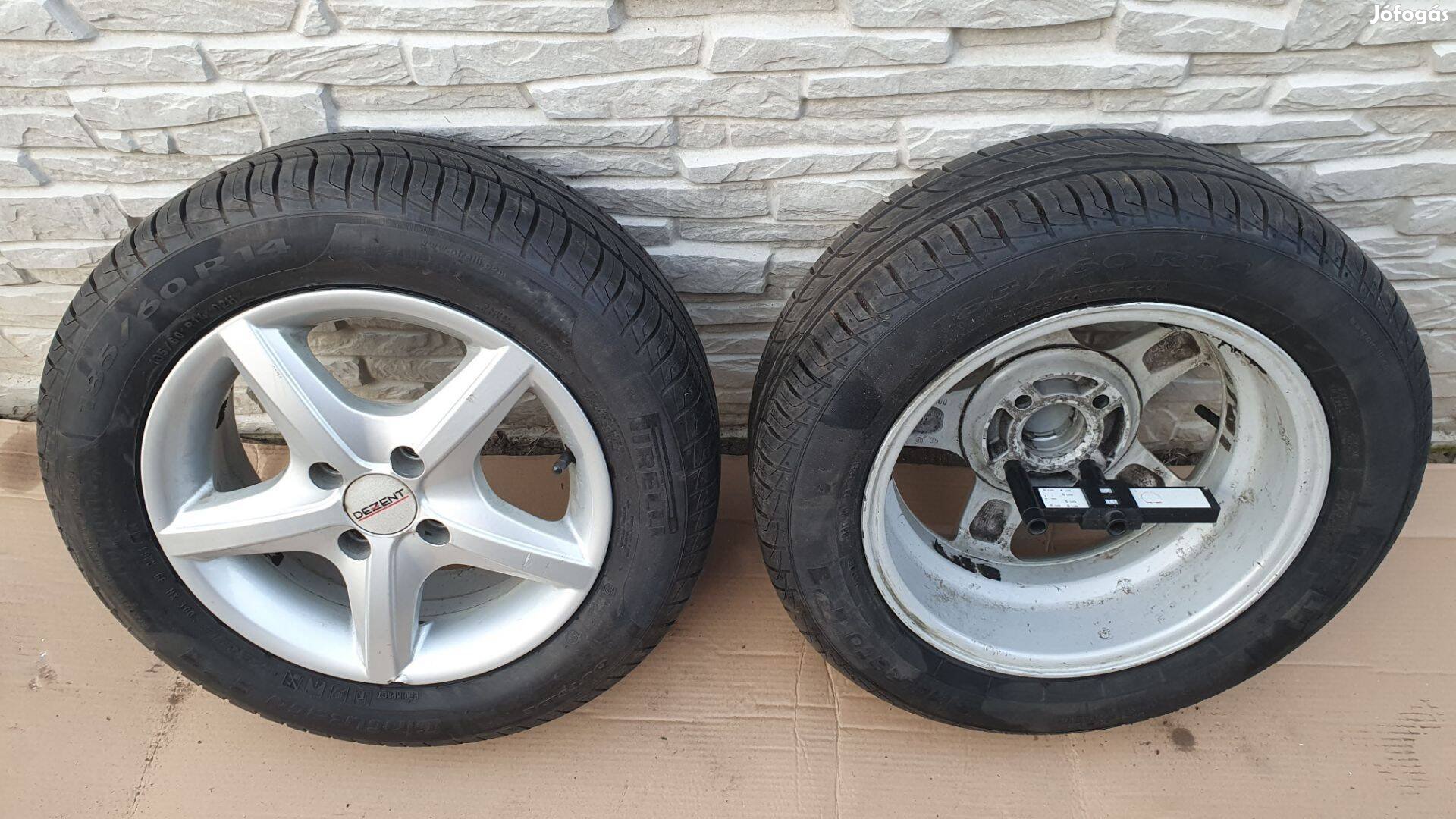 2db 14" Dezent alufelni 185/60 R14 Pirelli Cinturato P1 gumi