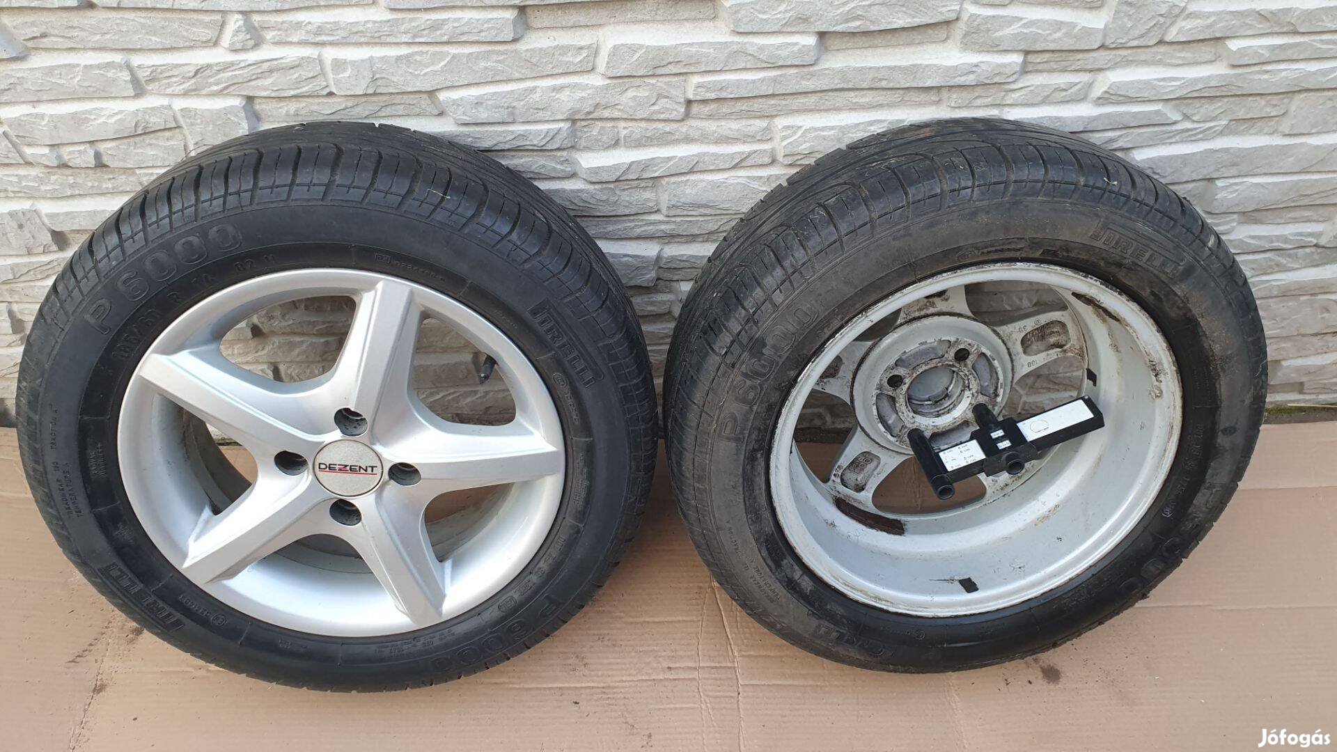 2db 14" Dezent alufelni 4x100 Pirelli gumikkal