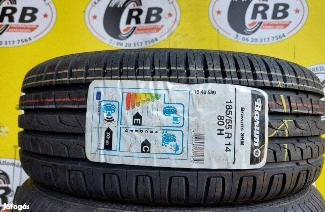 2db 185/55 r14 Barum 3HM,,Évjárat:2019 12500 Ft/db