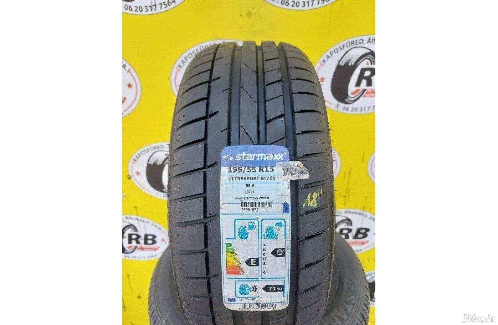 2db 195/55 r15 Starmaxx Új nyári 2018 , 17500ft/db