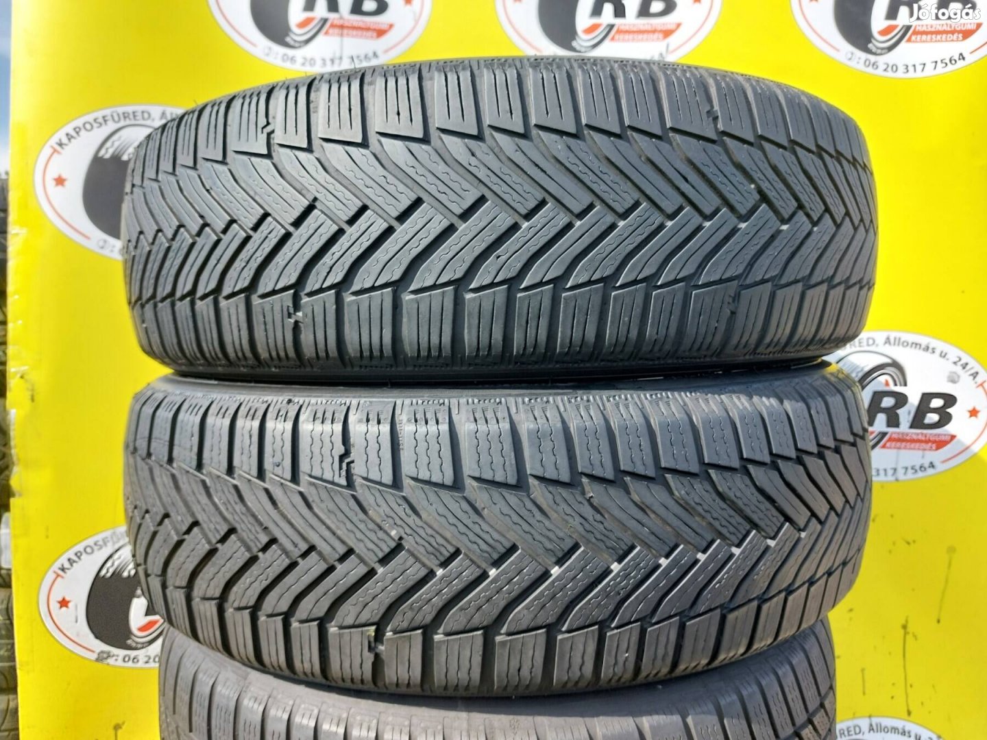 2db 195/55 r20 Michelin Alpin6,,Évjárat:2021,,6.5mm