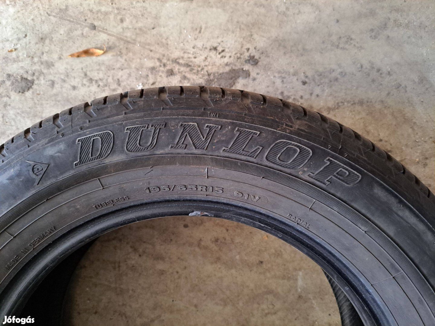 2db 195/65 R15 Dunlop SP Sport Használt Nyári Gumi eladó!!! akciós ár