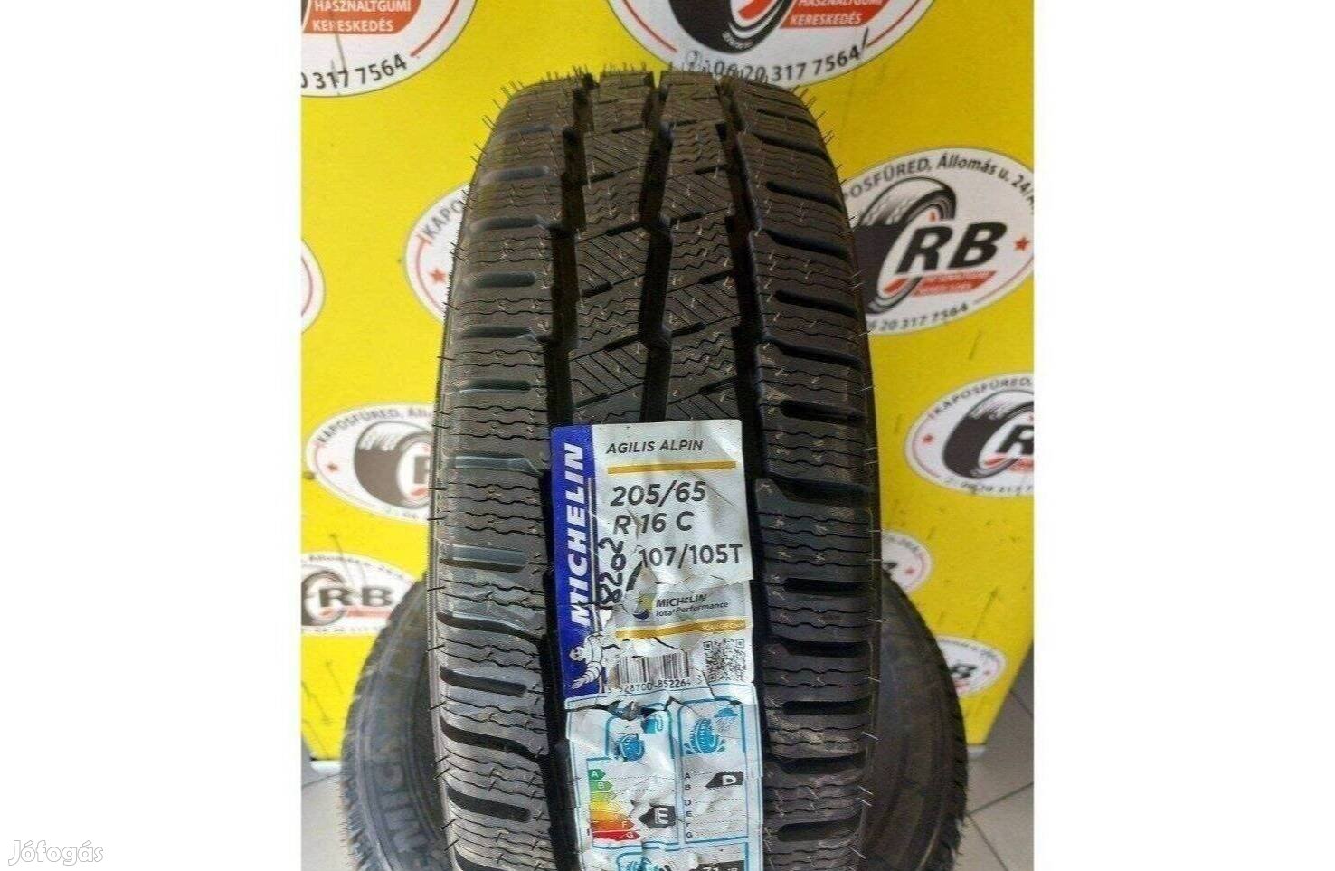 2db 205/65 r16 C Új Michelin téli gumi 2018 28000ft/db