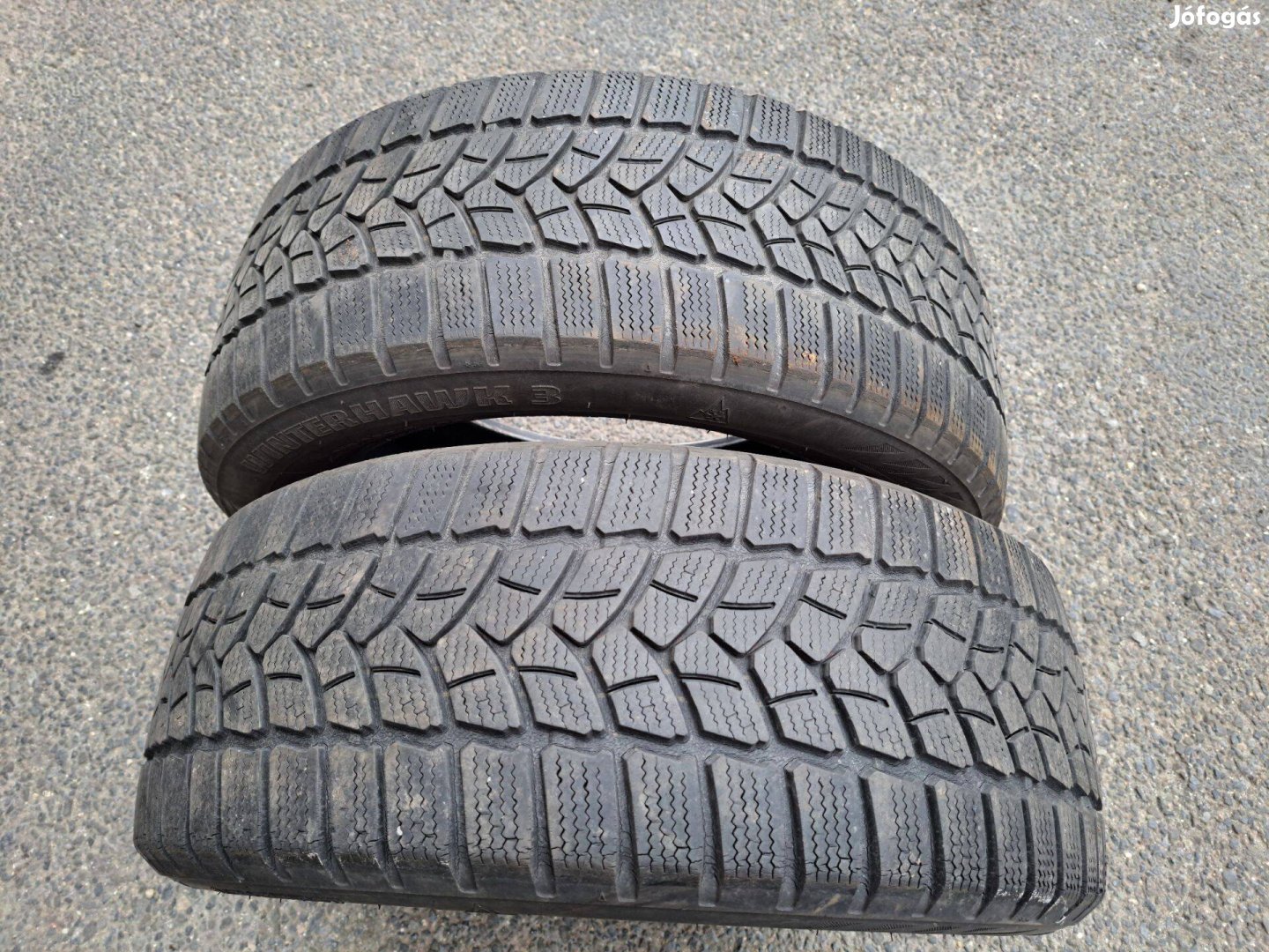 2db 215/55 R17 Firestone Winterhawk 3 használt téli gumi (DOT2018.35