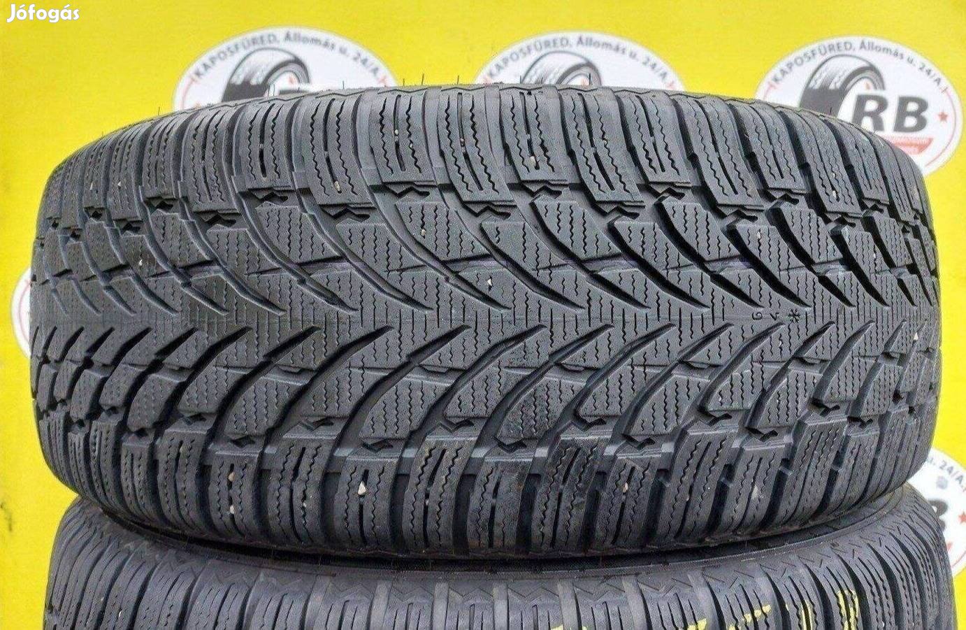2db 215/55 r18 Nokian téli 2020 6,3mm 15000Ft/db