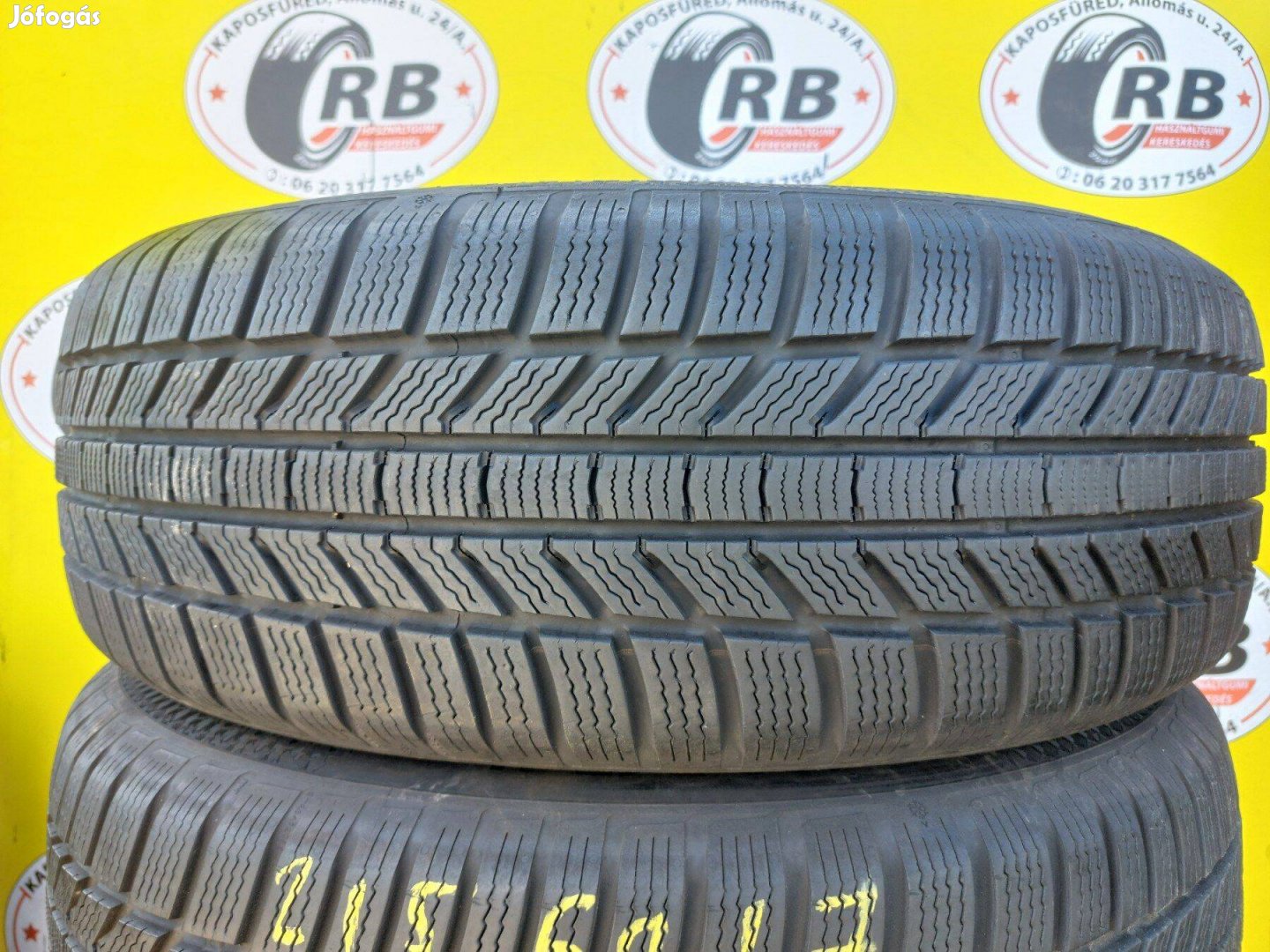 2db 215/60 r17 Continental téli gumi 2022 7mm 40000ft/db