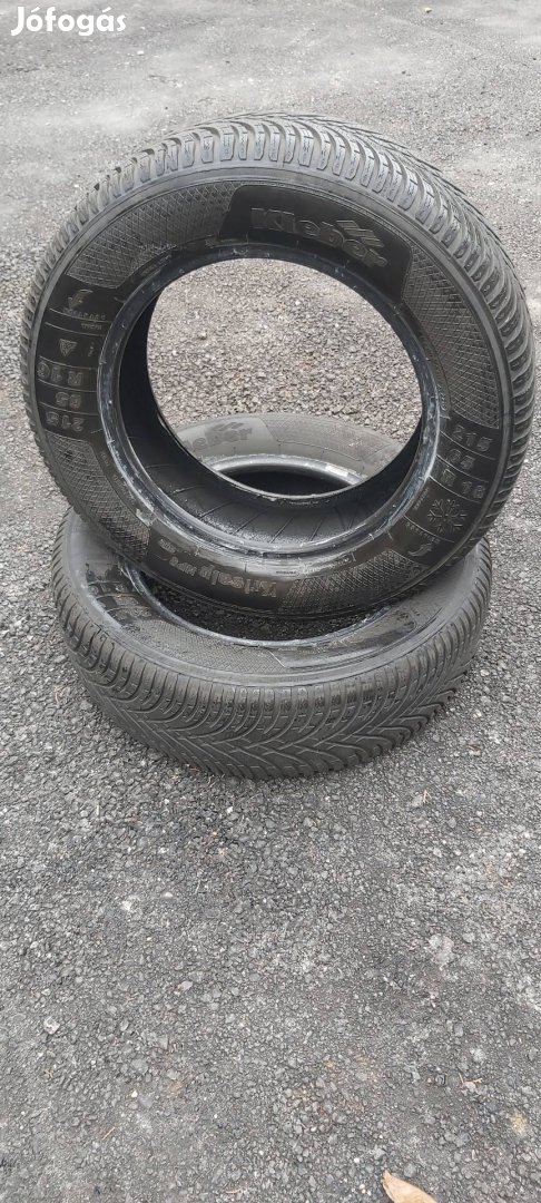 2db 215/65 R16102 H használt Kleber Krisalp HP3 SUV téli gumi