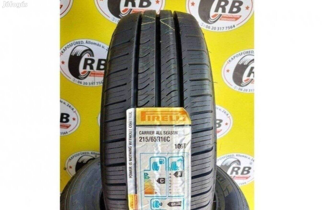2db 215/65 r16 C Új Pirelli 4évszakos gumi 2019 35000ft/db