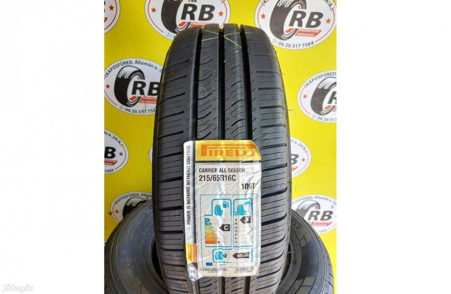 2db 215/65 r16 C Új Pirelli 4évszakos gumi 2019 35000ft/db