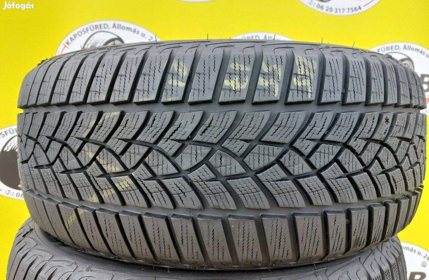 2db 225/55 r17 Goodyear téli 2021 7,5mm 25000ft/db