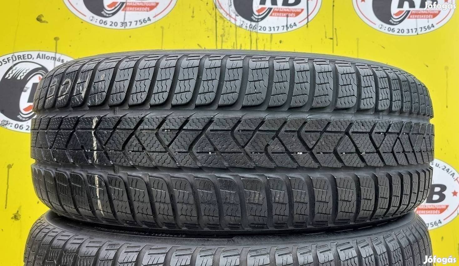 2db 225/60 r18 Pirelli téli 2019 6.5mm,, 22500ft/db