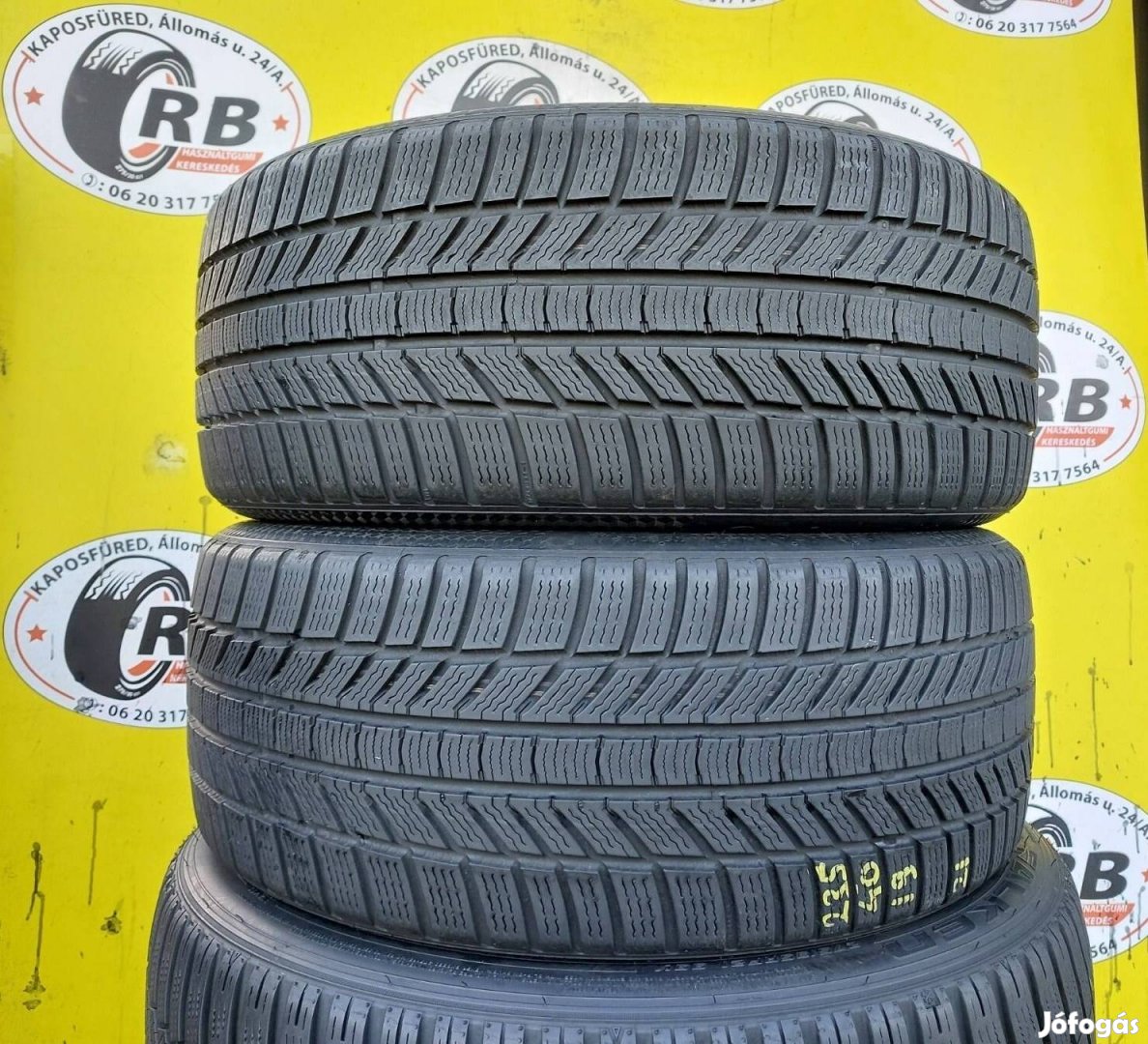 2db 235/40 r19 Continental Ts870P,,Évjárat2021,,6mm