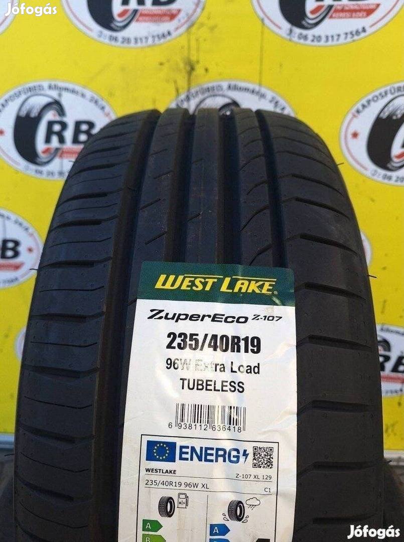 2db 235/40 r19 Új Westlake nyárigumi,, 2023 évjárat