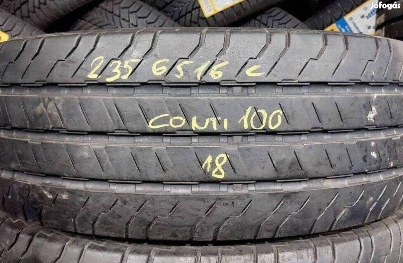 2db 235/65 r16 C continental nyári 2018 6mm,,12500ft/db