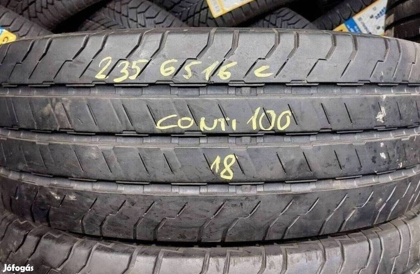 2db 235/65 r16 C continental nyári 2018 6mm,,12500ft/db