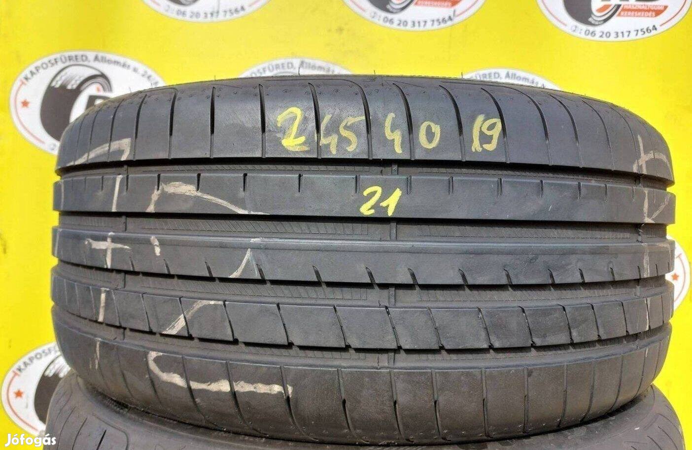 2db 245/40 r19 Goodyear Asymetric5,,Évjárat:2021,,7mm,,35000ft/db