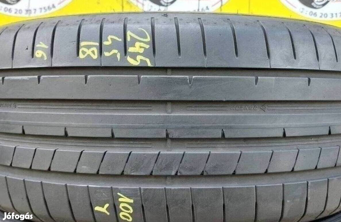 2db 245/45 r18 Dunlop nyári 2016 6.3mm 17500ft/db