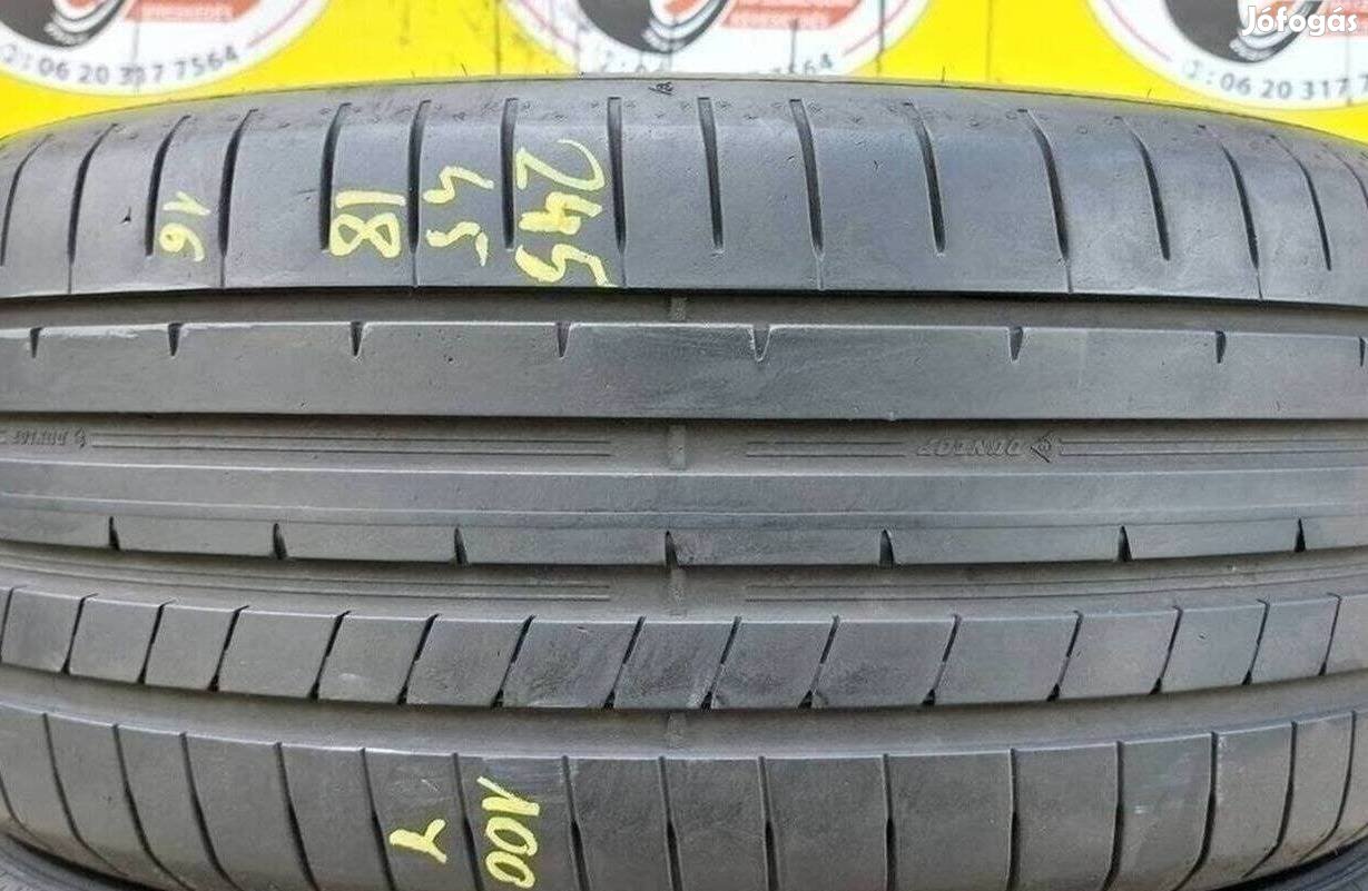 2db 245/45 r18 Dunlop nyári 2016 6.3mm 17500ft/db