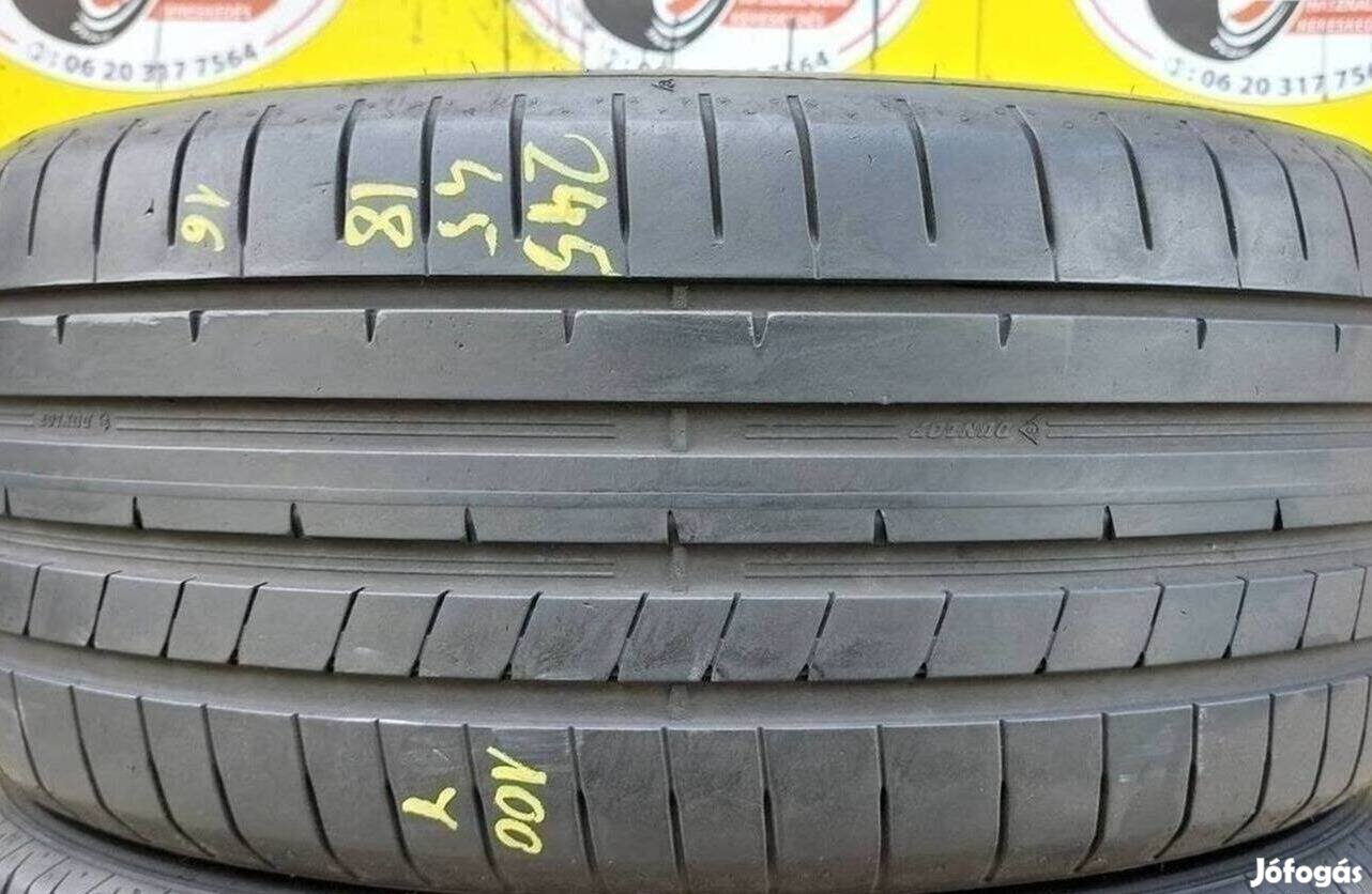 2db 245/45 r18 Dunlop nyári 2016 6.3mm 17500ft/db