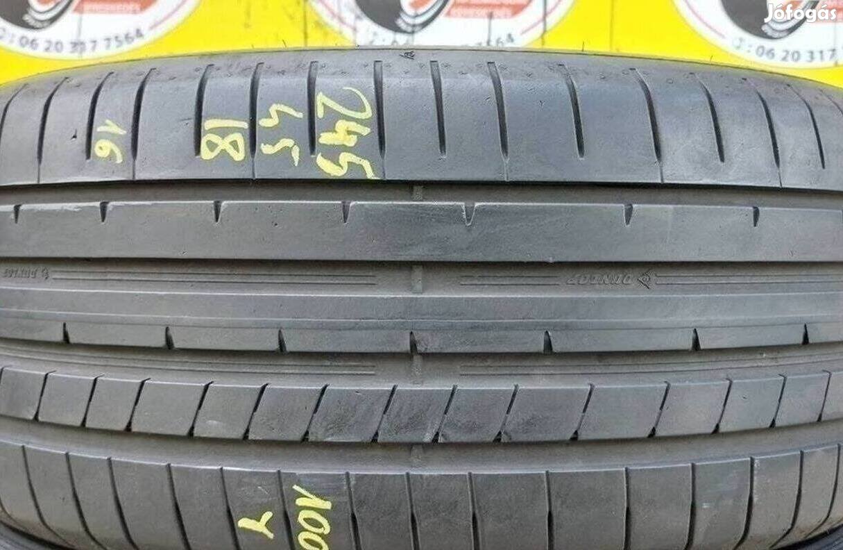 2db 245/45 r18 Dunlop nyári 2016 6.3mm 17500ft/db