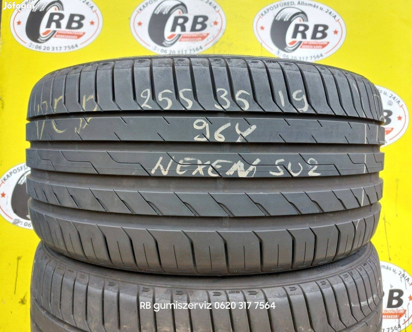 2db 255/35 r19 Nexen nyári gumi 2020-22 7mm 22500ft/db