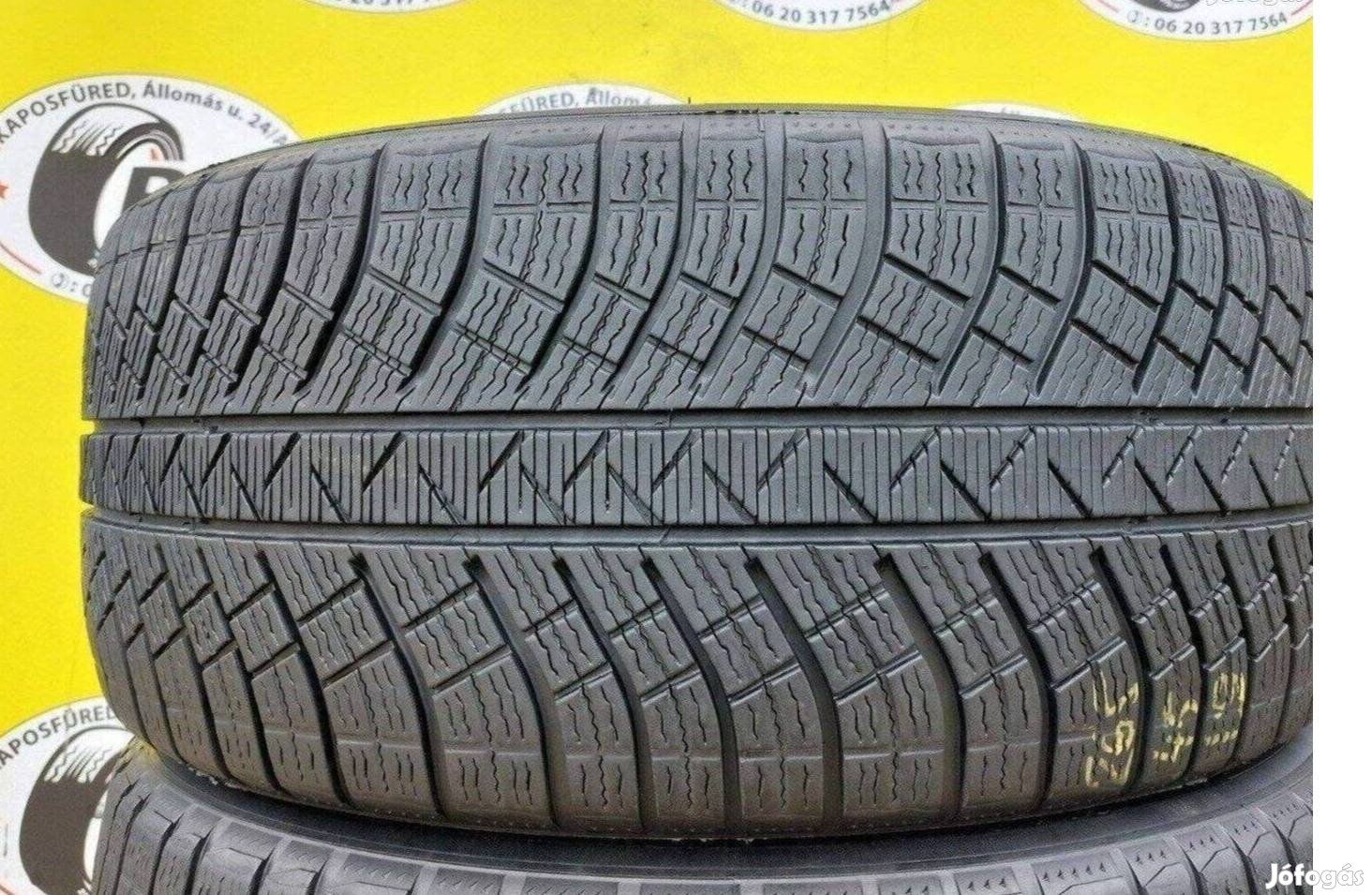 2db 265/45 r19 Michelin téli 2020 6mm 25000ft/db