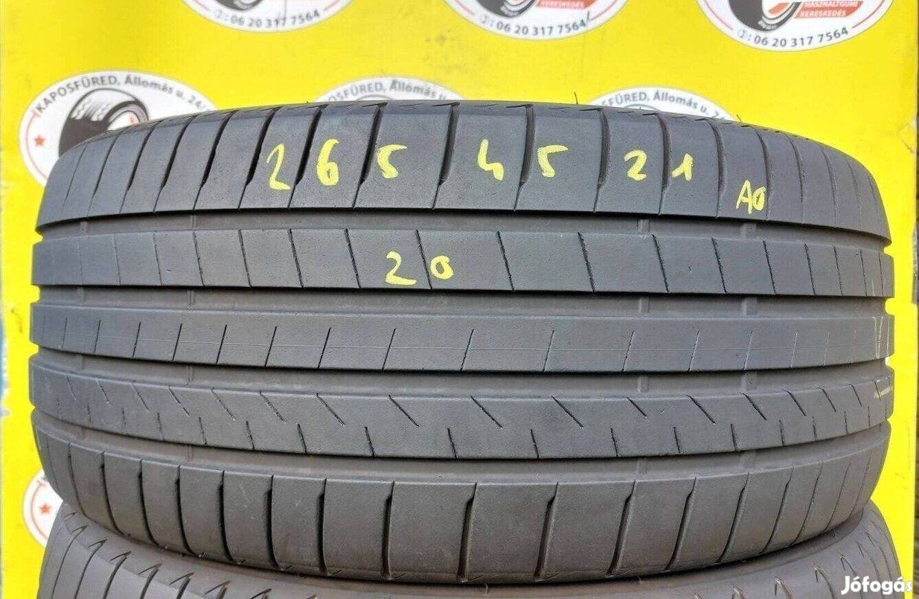 2db 265/45 r21 Bridgestone Alenza,,Évjárat:2020,,6.5mm,,50000ft/db
