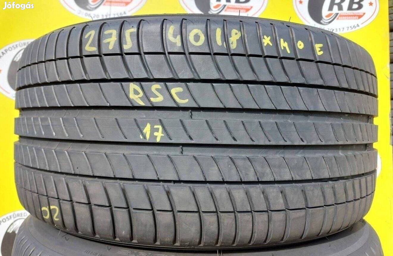 2db 275/40 r18 Michelin Primacy 3 ZP,,Évjárat,,2017,,7mm,,35000ft/db