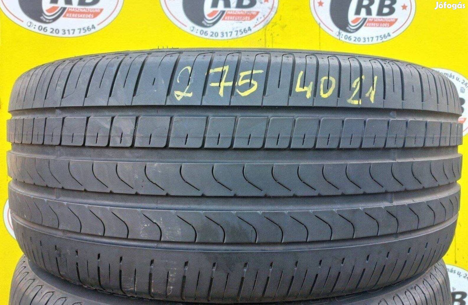 2db 275/40 r21 Pirelli Scorpion Verde nyári 6mm 2017 22500ft/db