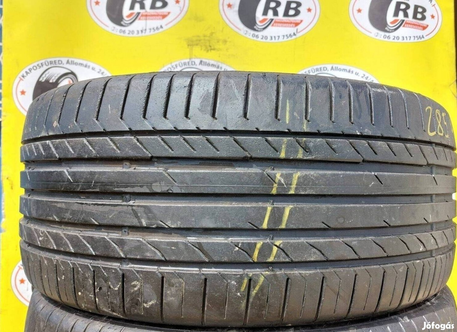 2db 285/40 r21 Continental 2019 6mm 40000 Ft/db