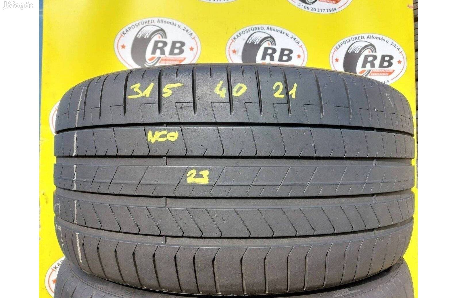 2db 315/40 r21 Pirelli Pzero TM,,Évjárat:2023,,5.5mm,50000ft/db