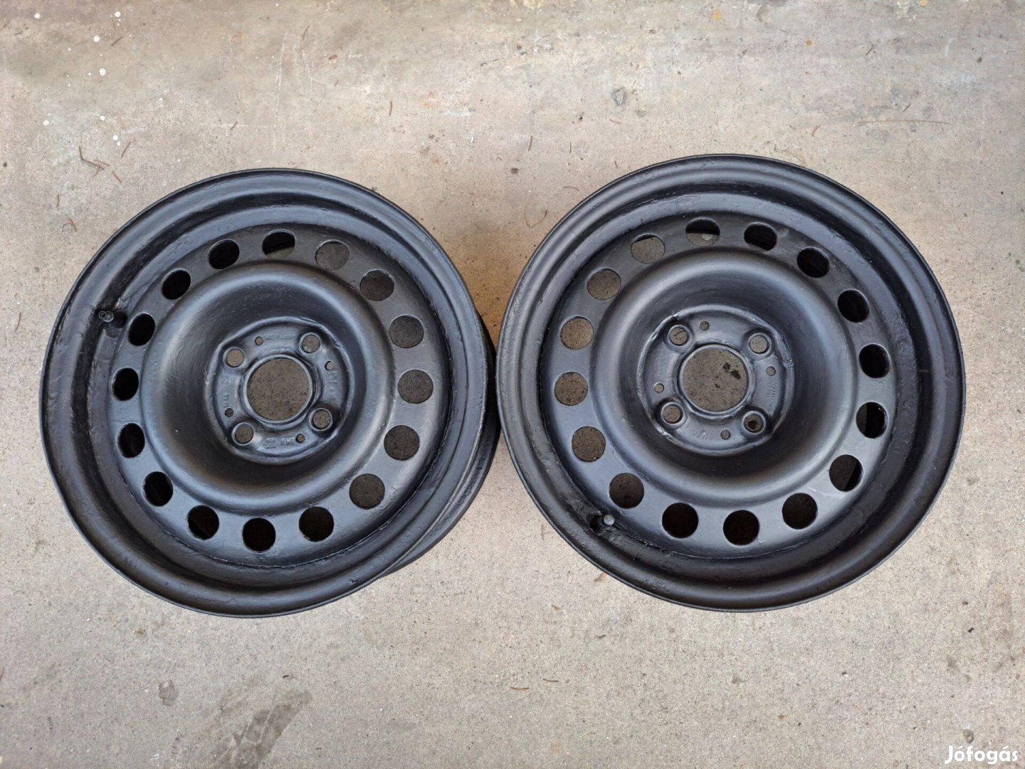 2db 4x100 14" BMW E21 E30 gyári Acélfelni lemezfelni Eladó!!! 5,5Jx14