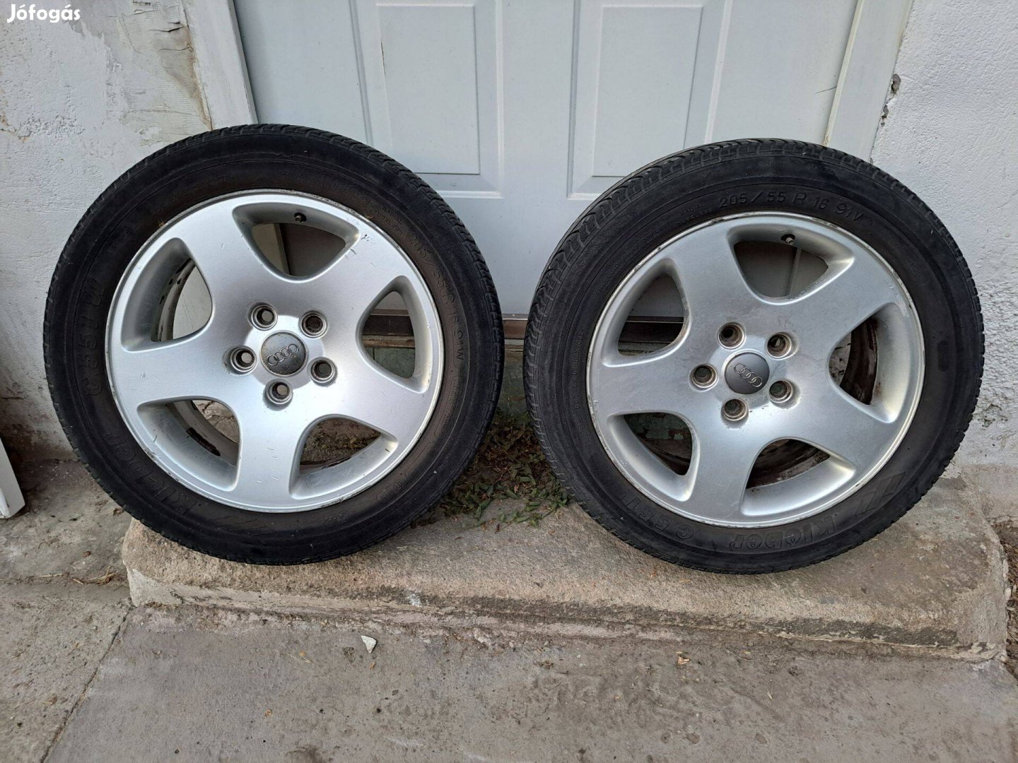 2db 5x112 16" AUDI Volkswagen Skoda Seat gyári Alufelni pótkerék