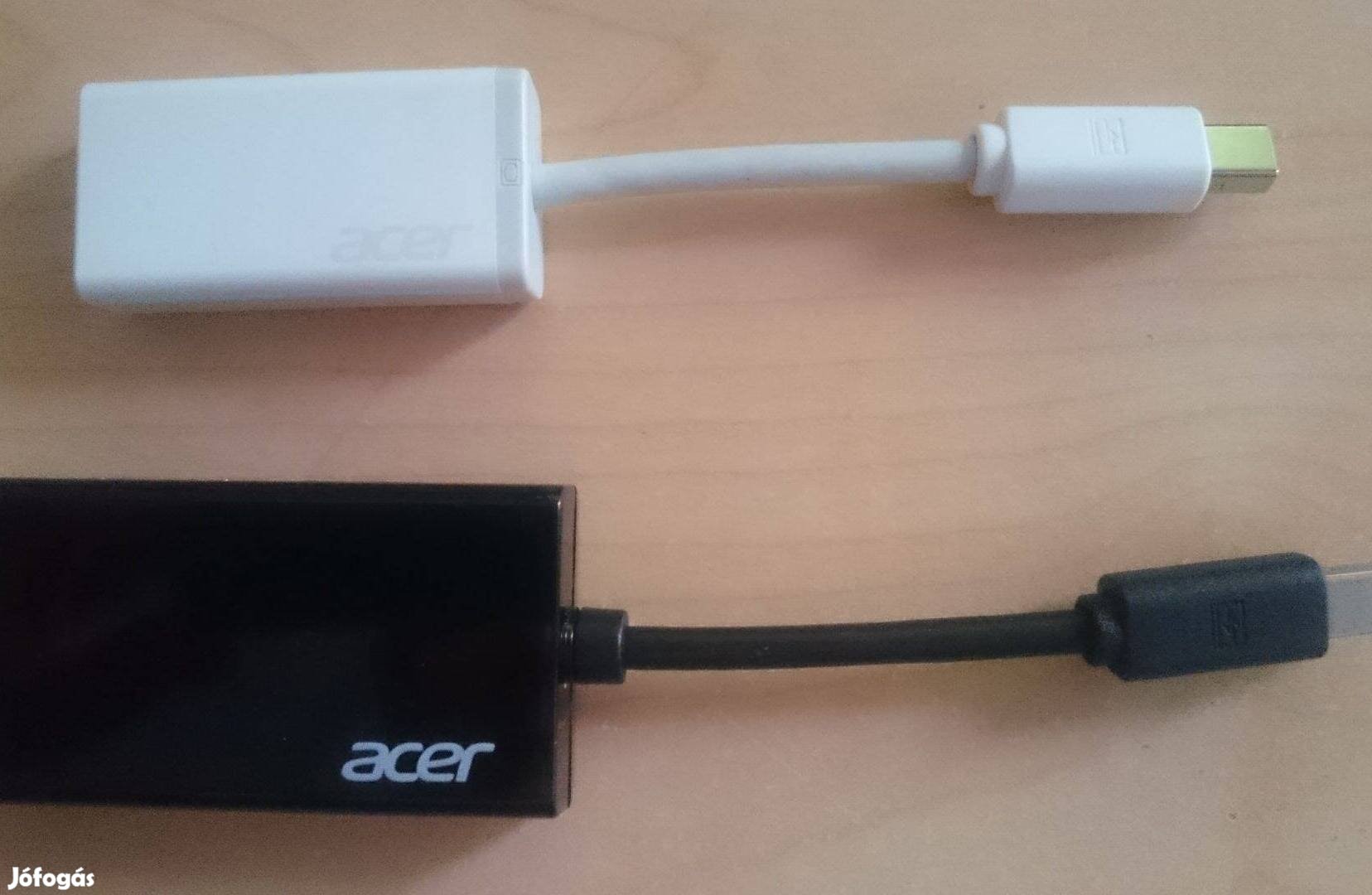 2db Acer mini display port vga adapter kábel eladó